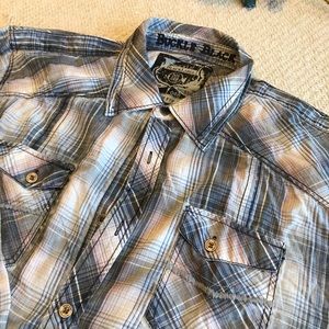 Buckle Black Button Down